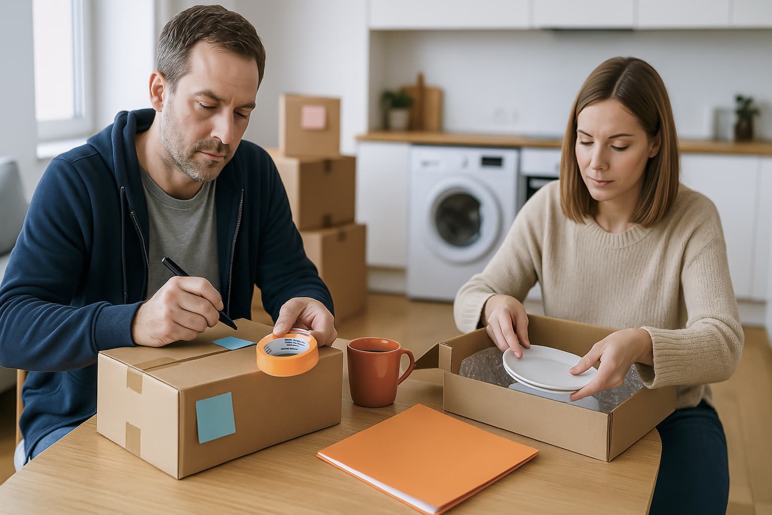 Anwältin erklärt Ehepaar Diagramme zu Vermögen und Finanzen – Symbolbild für Zugewinnausgleich, Vermögensaufteilung und finanzielle Regelungen bei Scheidung; anwaltliche Beratung im Familienrecht Weinstadt.